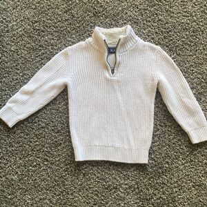 Turtle neck, zipper, toddler boy sweater. Size 3T